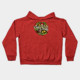 happy merry christmas 2 Kids Hoodie